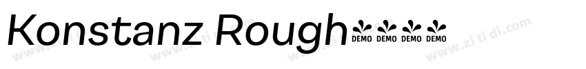 Konstanz Rough字体转换